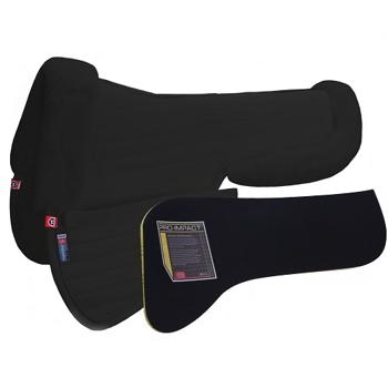 Ergonomic All Purpose Coolback Half Pad | Black